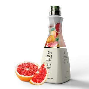 웰파인 더진한 자몽 농축액 1.5kg, 1.2L, 1개