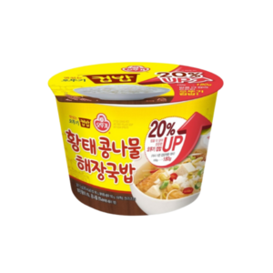 맛있는 오뚜기 컵밥 황태 콩나물해장국밥, 301.5g, 1개