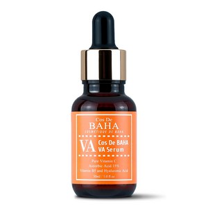 코스드바하 VA 순수 비타민 씨 C 15 세럼 피부 화이트닝 색소침착 미백 앰플 30ml, 1개