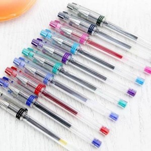동아 동아 파인테크 캡 0.25 0.3 중성펜 잉크펜 1개, 0.3mm 1개, 에메랄드(46)