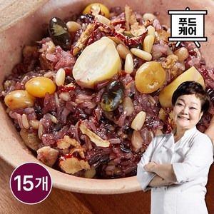 [홈쇼핑] [빠른배송] 빅마마 이혜정의 꽉찬 수제 영양밥, 120g, 15개