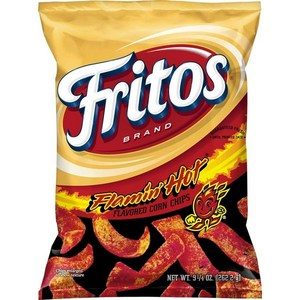 프리토스 플레이밍 핫 콘 칩 262.2g Fritos Flamin' Hot Flavored Corn Chips 9.25 Oz., 1개