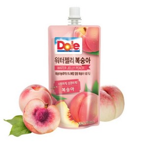 돌 워터젤리 복숭아, 130ml, 10개