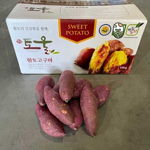 버들농산 영암 토울고구마 꿀고구마, 토울3kg(중), 1개