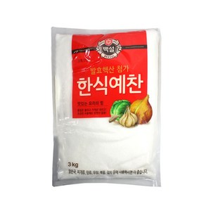 (무)백설 한식예찬(실온 3KgX2개, 3kg, 2개