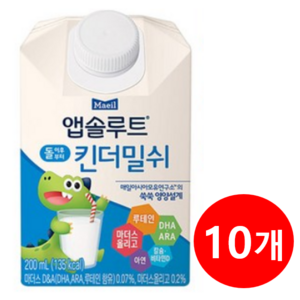 앱솔루트 킨더밀쉬 200ml, 10개