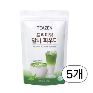 티젠 프리미엄 말차파우더 500g 5개, 1개입