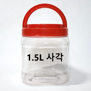 SD 젓갈통 1.5L 사각통 대광구 된장통 고추장통 배송비X 반찬통 플라스틱통 김치통 깍두기통 페트병, 10개