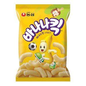 농심 바나나킥, 75g, 3개