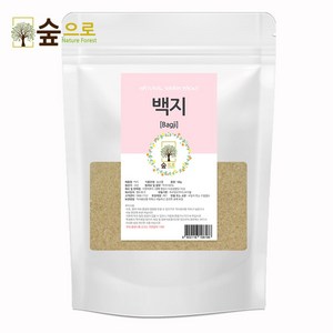 천연팩 백지가루 50g 숲으로허브 곡물팩 백지팩, 1개, 1개입