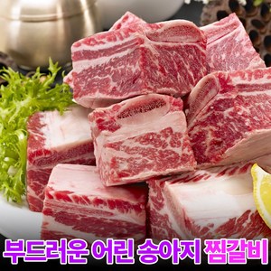 플라이팜 지방손질 육즙많은 부드러운 소갈비 찜갈비, 1개, 5kg