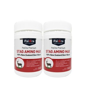 뉴질랜드 사슴녹혈 2500mg함유 파이오라 프리미엄 100% 스태그 아미노 맥스 녹혈 2500mg 360캡슐, 360정, 1개