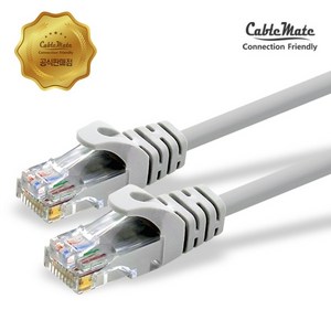 [CableMate] CAT.6 UTP 랜케이블 [다이렉트/연선] [그레이/30m], 1개