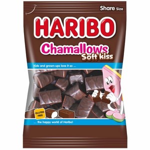 Haibo Chamallows Soft Kiss 하리보 샤멜로스 소프트 키스 200g 6팩, 1개