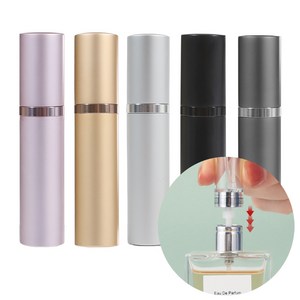 향수 공병 스프레이 용기 매트 5ml 미세분사 리필 여행용 휴대 미니 향수병, 팅고나인 매트골드5ml, 1개