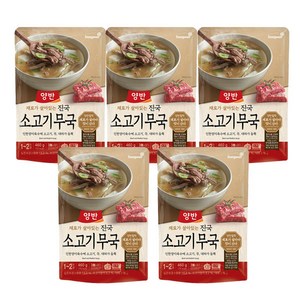 양반 진국 소고기무국, 460g, 5개