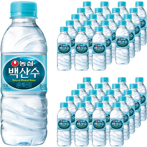 농심 백산수, 330ml, 40개