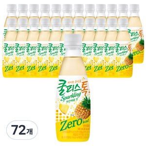 동원 쿨피스 톡 제로 파인애플, 340ml, 72개