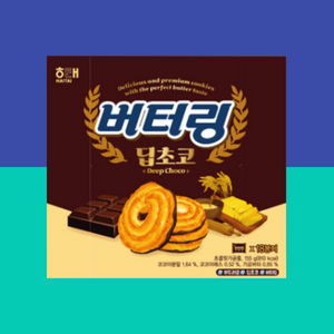 해태제과 부드러운 버터링 딥초코 155g 4개, 238g