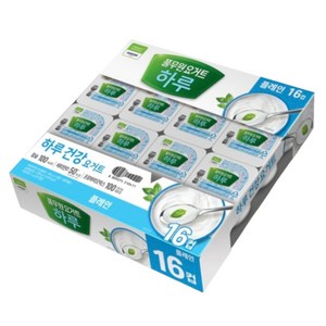 풀무원다논 하루요거트플레인, 16개입, 80g