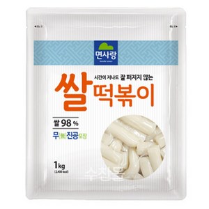 면사랑 쌀 떡볶이떡, 1kg, 3개