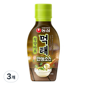 농심 먹태 청양마요 만능소스, 250g, 3개