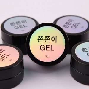 아이빛 네일 3D엠보젤 투명 클리어 코딱지젤 쪼물젤 말랑 모찌젤 쫀쫀이, 5g, 1개