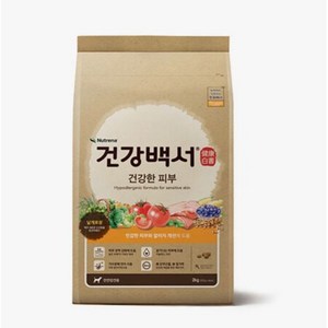 건강백서 강아지 전연령 기능성 사료, 피부/피모, 10.2kg, 1개