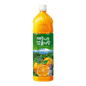 롯데 제주사랑 감귤사랑 1.5L 12입 제주감귤 롯데 제주, 12개