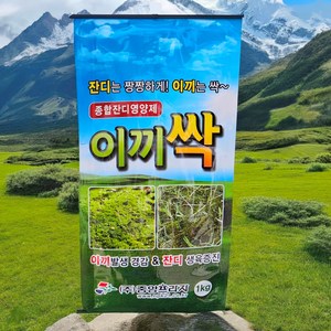 이끼싹 1kg 산소 묘지 잔디 청태 제거 이끼 제거제 영양제 비료, 1개