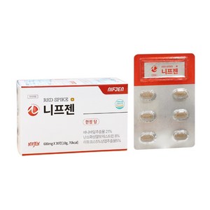 니프젠 스파이크 프리미엄 600mg, 30정, 1개