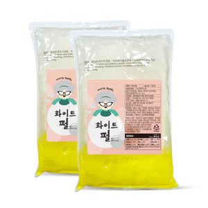 [소진임박]화이트펄 곤약 펄 저칼로리 1kg 2개세트(소비기한2025.06.18), 2개