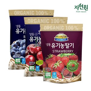 [자연원] 유기농 냉동과일 골라담기 (딸기/블루베리/스위트체리), 1개, [자연원] 냉동 유기농 블루베리 700g