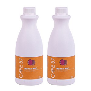 카페57 패션후르츠 베이스 1.2kg 2개세트, 2개