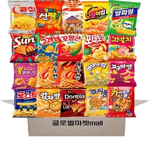 으쓱몰 봉지과자 선물세트 20종, 1세트, 20종 2호