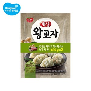 개성 왕교자만두 490g x 6봉, 6개