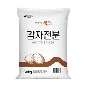 대한제분쿡스 감자전분 20kg 업소용 곰표 전분 대용량, 1개