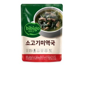 비비고 소고기 미역국, 500g, 10개