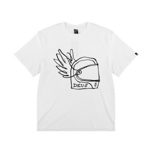 [데우스 엑스 마키나] 데우스엑스마키나 DMF241747F VWH HELMET 헬멧 남성 반팔티