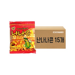 서울식품 난나나콘 스낵, 50g, 15개