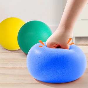 [EMK] EZ리빙 층간소음방지 저소음 스펀지 소프트볼 지름21cm 5호 B024, 블루, 1개