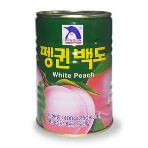 펭귄 백도 400g x10캔, 10개