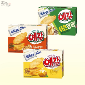 오리온 예감 오리지널 192g+치즈그라탕 204g+볶음양파맛 204g[총3개], 1세트