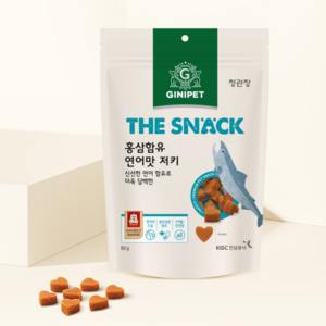 정관장지니펫 홍삼함유 져키 80g, 연어, 5개