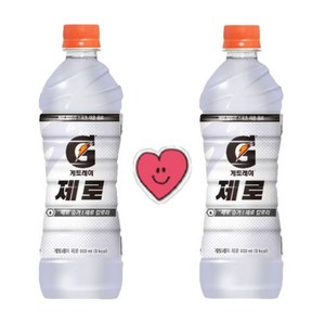 롯데칠성 게토레이 제로, 24개, 600ml