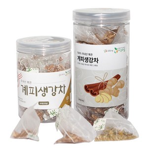 지구마을 국내산 삼각티백 전통차 계피생강차 티백차, 1개, 30개입, 1g