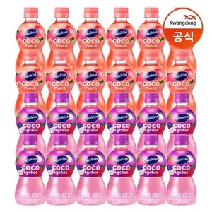 [KT알파쇼핑][광동] 썬키스트 코코 리치 300ml x12개 +코코 피치 300ml x12개, 상세페이지참조