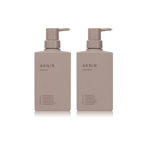 AKNIR 리카 헤어 샴푸 트리트먼트 세트 로즈 × 샌달우드 각 300ml 1개월분 GIFT BOX 사양, 1개