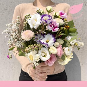 꽃정기구독 중형, 꽃다발중형, 1개