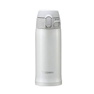 조지루시 보온 보냉 원터치 텀블러 SM-TA36, 화이트, 360ml